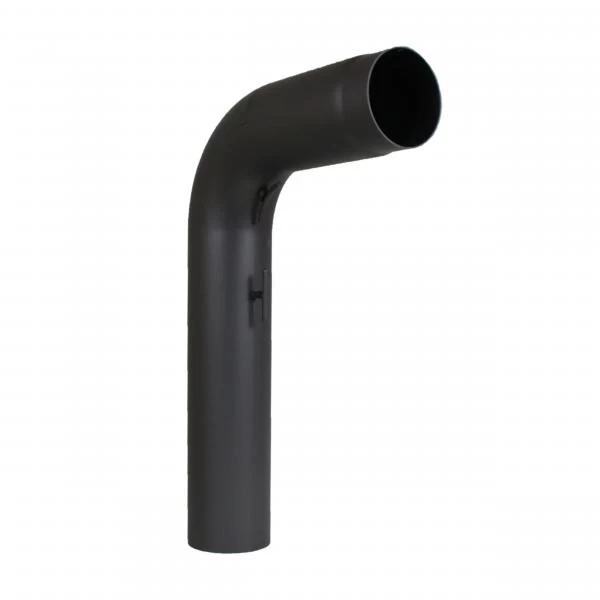 Rauchrohrset 90° Gezogener Bogen 150mm Ø Wandrosette Mauermuffe – Bild 4