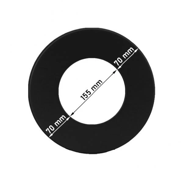 Wandrosette Mit 70 Mm Rand - 150 Mm Ø – Bild 2