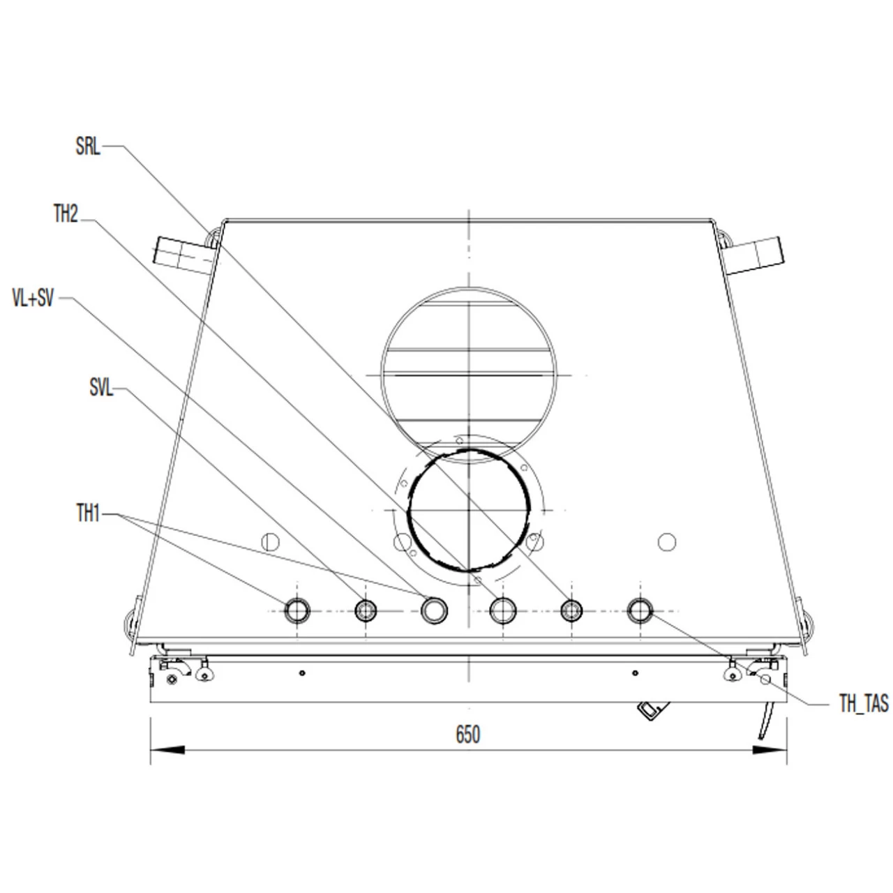 Wasser-Kamineinsatz 65x51K 12kW - 9kW Wasser - DIBt – Bild 7
