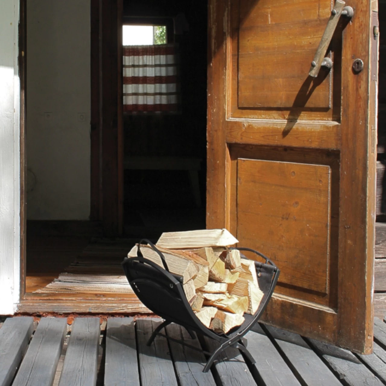 HTT Holzträger Mit Tragetasche Schwarz – Bild 3