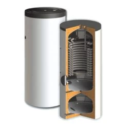 EuroEcoHybrid WT1 250/60 Kombispeicher Großer Wärmetauscher Für Wärmepumpen