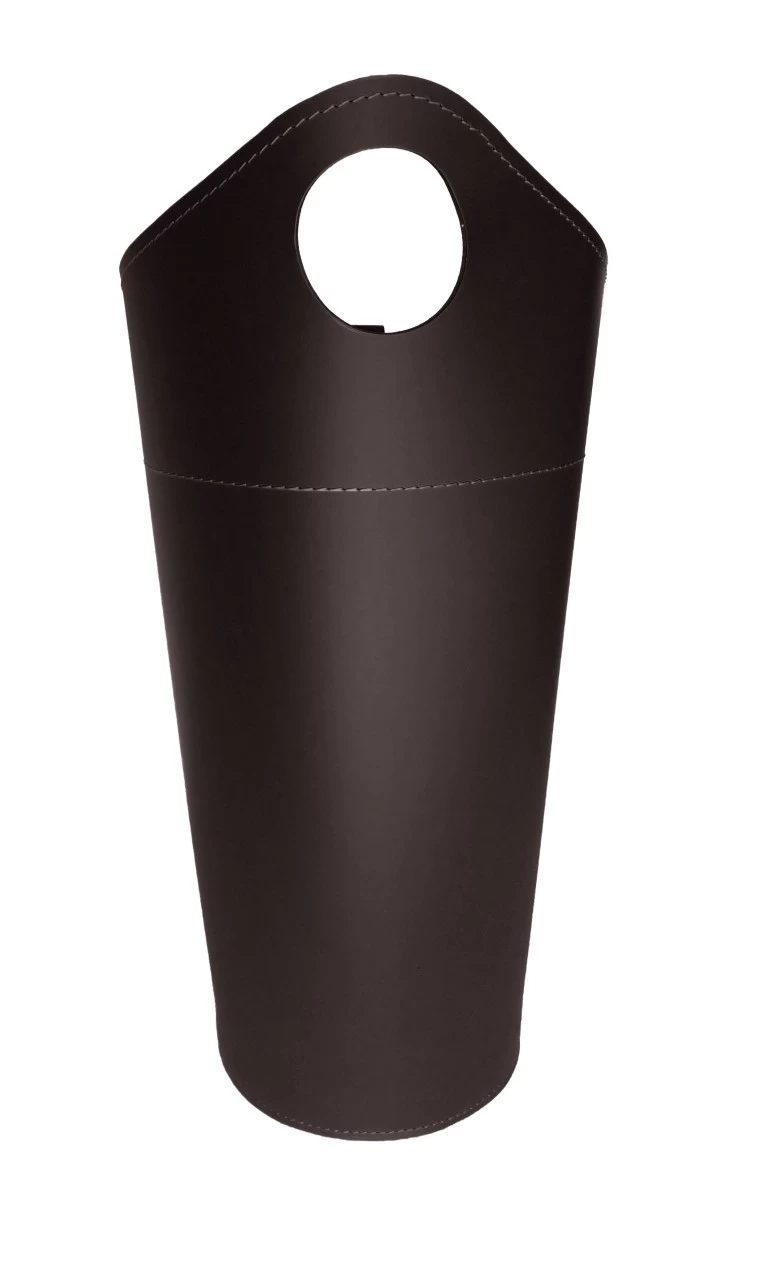 Nicad Designer Kaminbesteckset Und Holzkorb Dunkel Braun – Bild 4