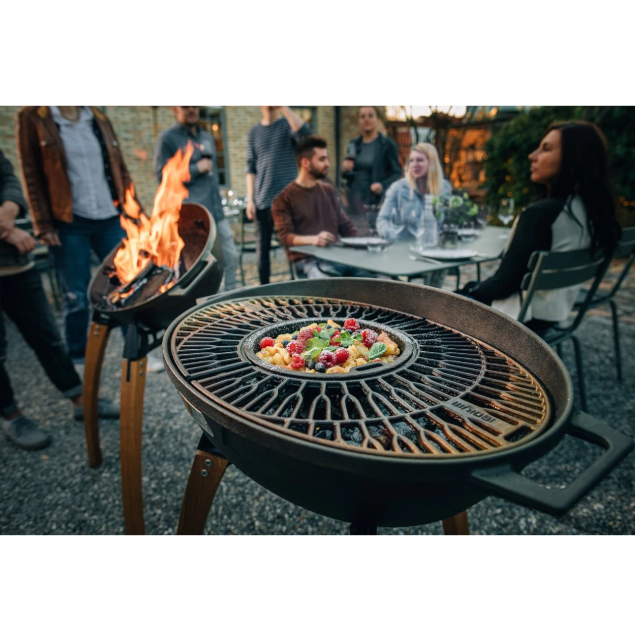 TARAN Gourmet Design Grill Und Feuerschale Aus Gusseisen – Bild 11