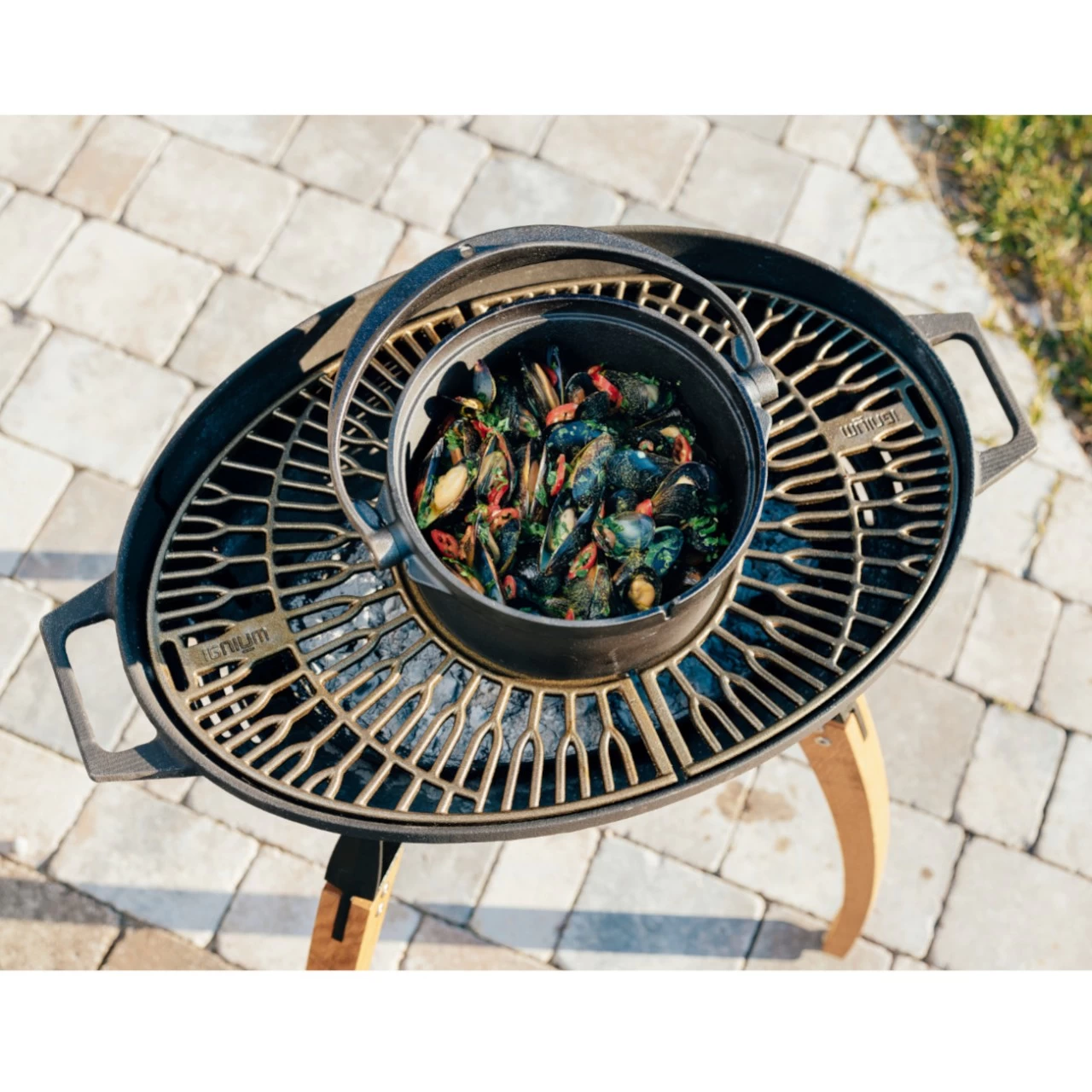 TARAN Gourmet Design Grill Und Feuerschale Aus Gusseisen – Bild 17