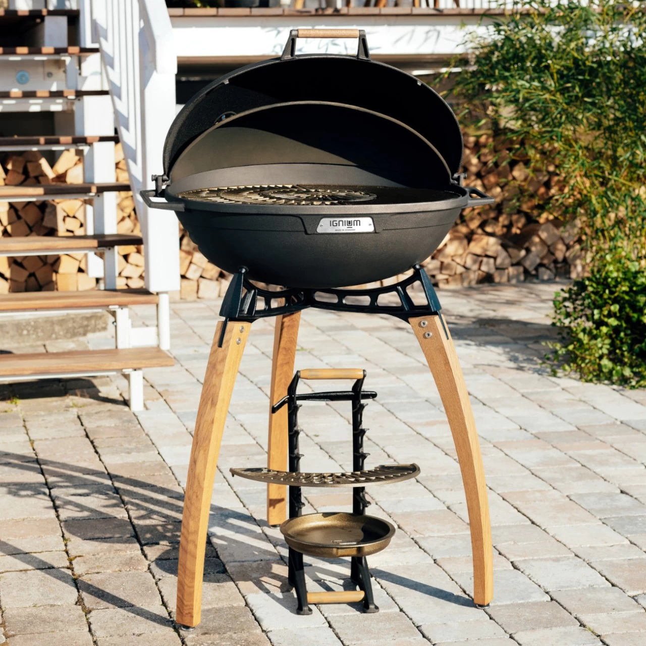 TARAN Gourmet Design Grill Und Feuerschale Aus Gusseisen – Bild 3