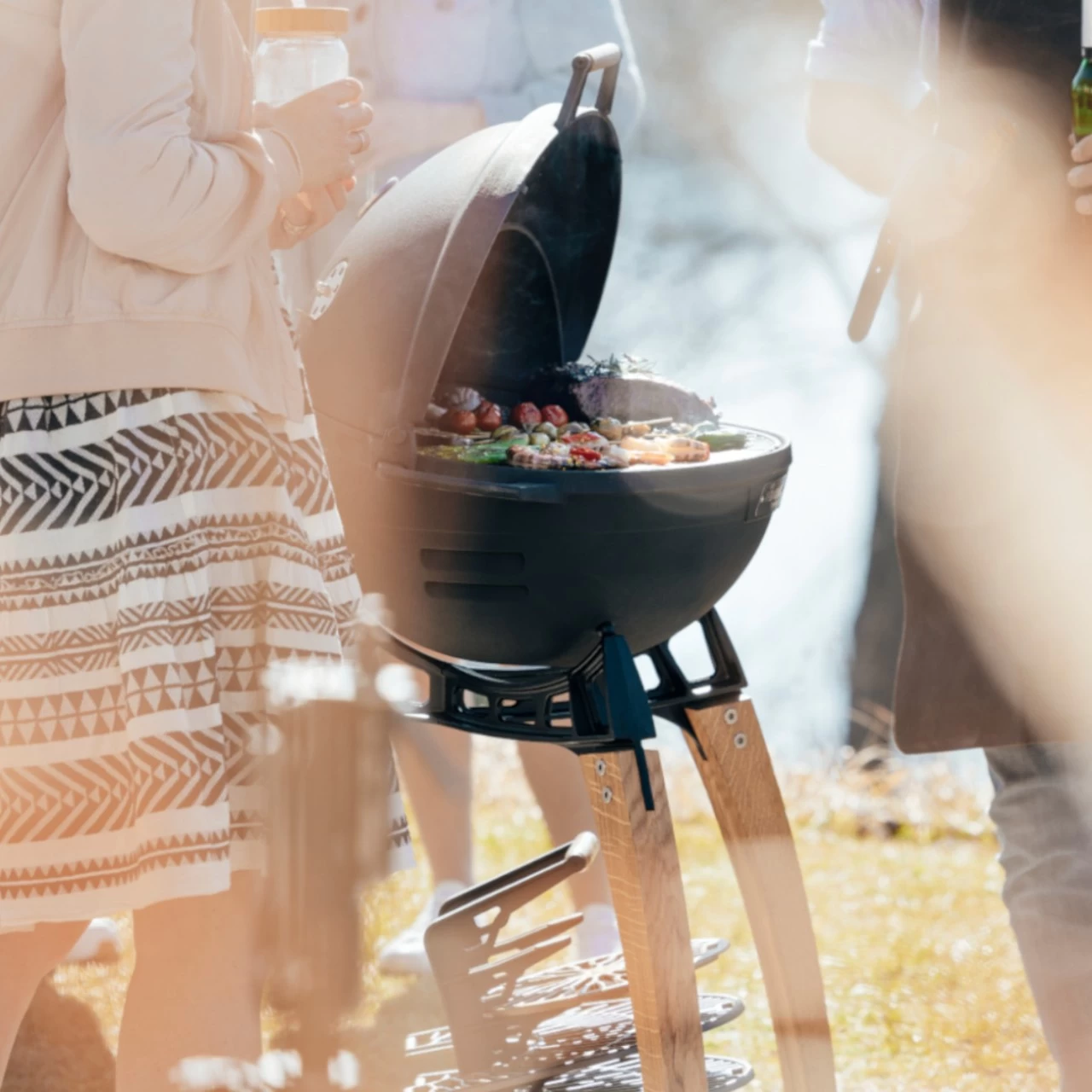 TARAN Gourmet Design Grill Und Feuerschale Aus Gusseisen – Bild 9