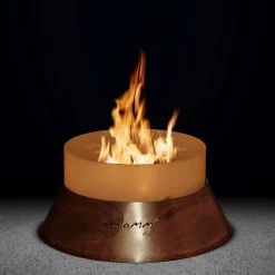 Alba Small Quarzglas Feuerschale Gartenkamin