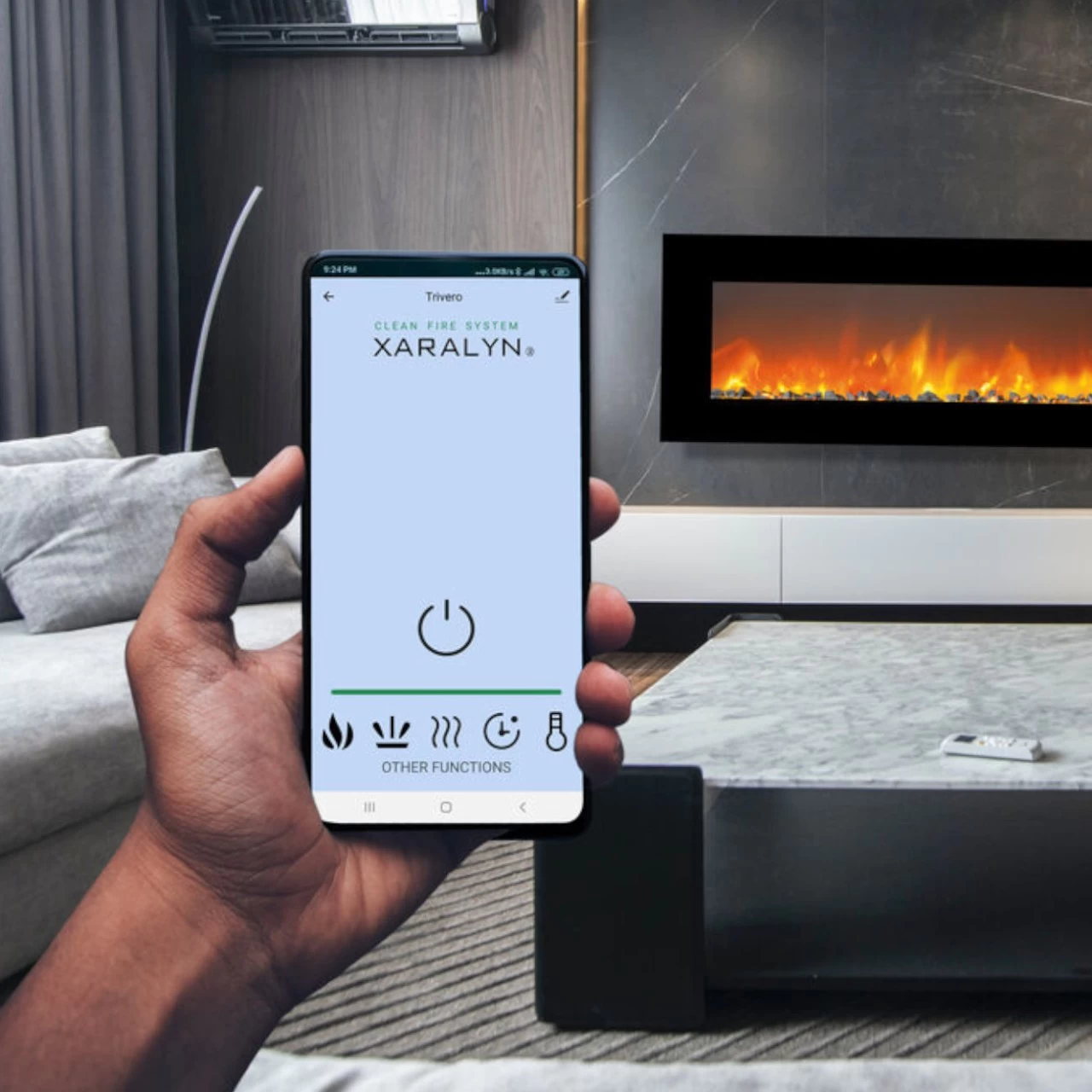 Trivero 180 SMART LED Wandkamin Einbaukamin – Bild 2