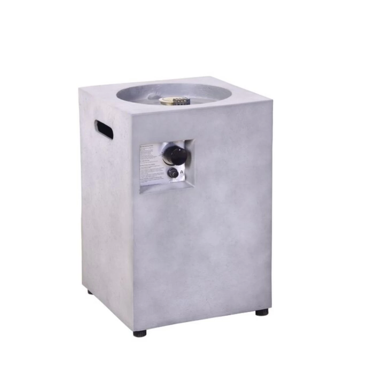 Column 40 Gaskamin Außenkamin Betonoptik – Bild 3