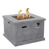 Table 90 Gaskamin Außenkamin Betonlook