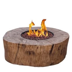 Tree Gaskamin Außenkamin Holzoptik