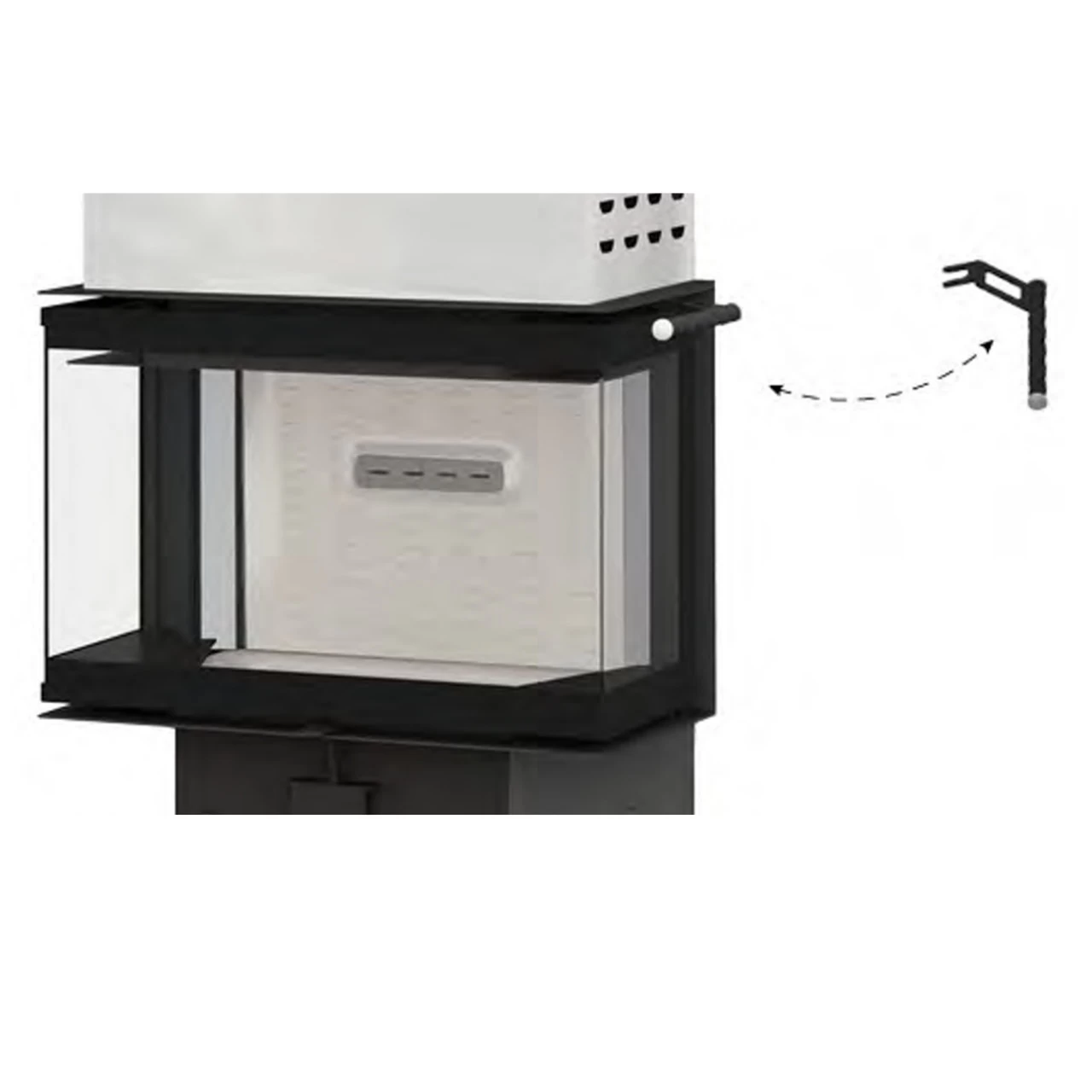 Therm 6C Panorama Kamineinsatz 6kW – Bild 3