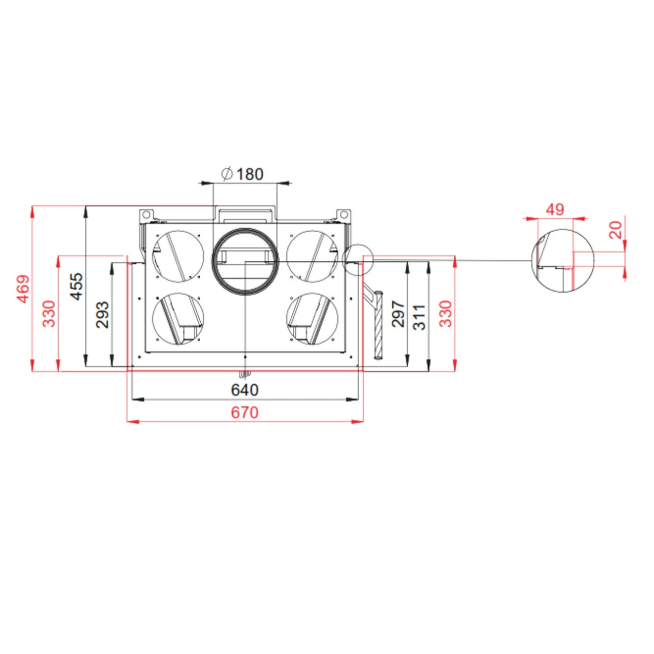 Therm 6C Panorama Kamineinsatz 6kW – Bild 5