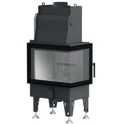 Aquatic WH80CP Wasser Kamineinsatz 14kW Rechts Verglast