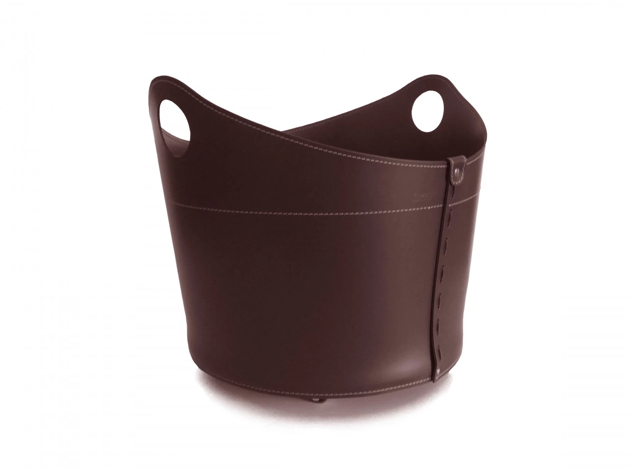 Nicad Designer Kaminbesteckset Und Holzkorb Dunkel Braun – Bild 13