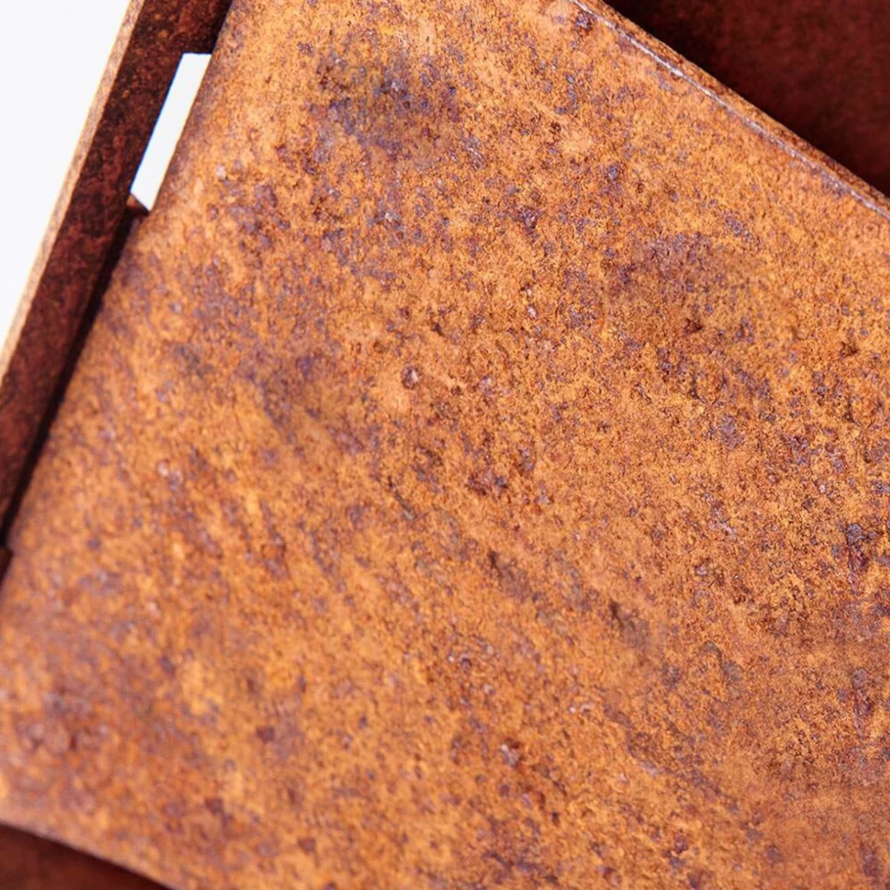 Delta Pyramide Gartenkamin Cortenstahl – Bild 7