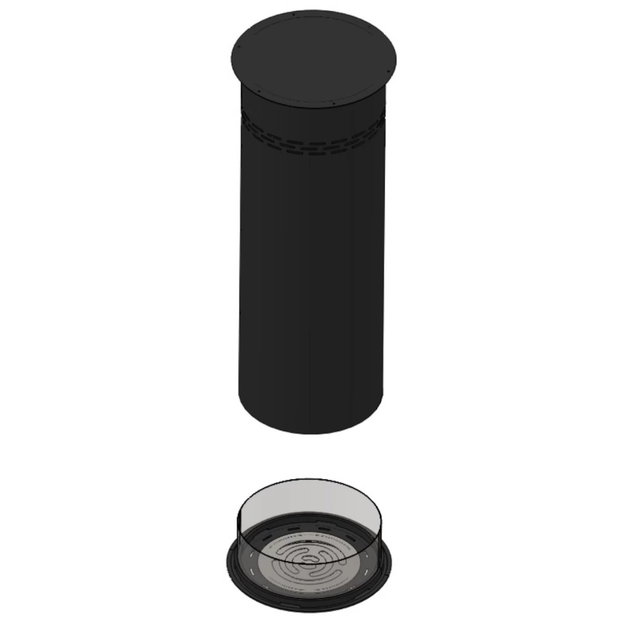 Inround Designer Ethanolkamin Zur Deckenmontage – Bild 15