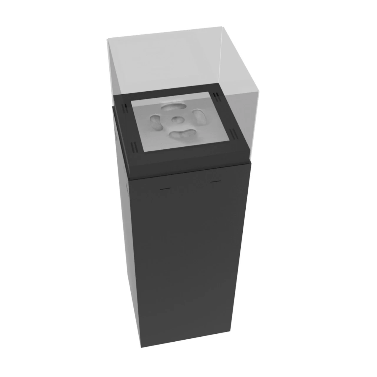 Instand 1150 Schwarz Ethanolkamin Feuersäule – Bild 4