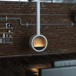 Incyrcle Bio-Ethanolkamin Deckenmontage Weiß