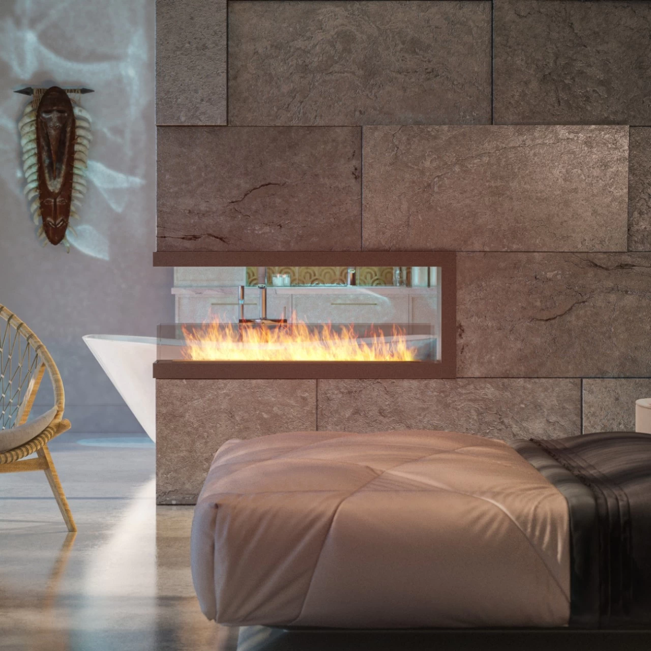 INSIDE U1200 Panorama Ethanolkamin Einbaukassette – Bild 8