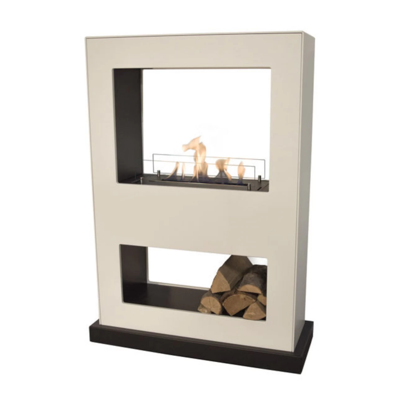 Lasize Ethanolkamin Tunnelkamin Weiß Mit Keramik Brenner