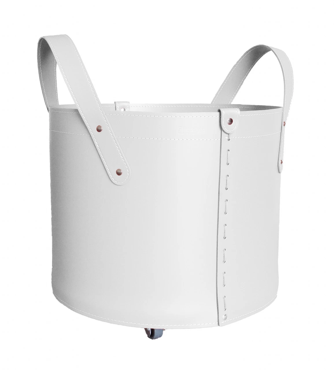 Lycad Designer Kaminbesteckset Und Holzkorb Weiss – Bild 6