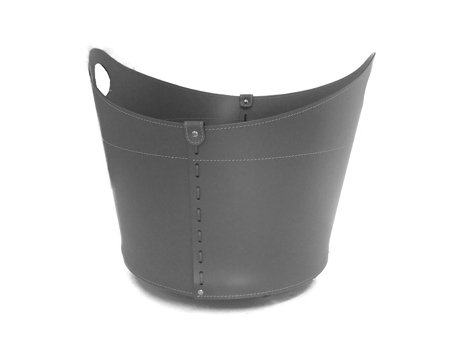 Incad Designer Kaminbesteckset Und Holzkorb Anthrazit – Bild 7