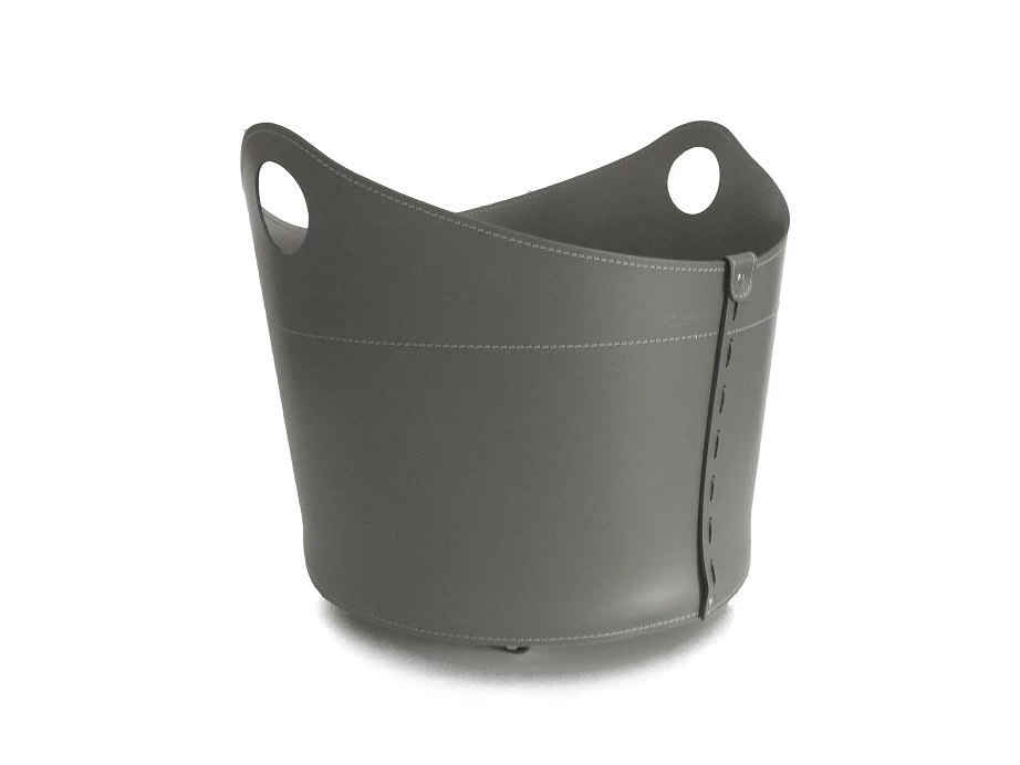 Incad Designer Kaminbesteckset Und Holzkorb Taupe – Bild 6