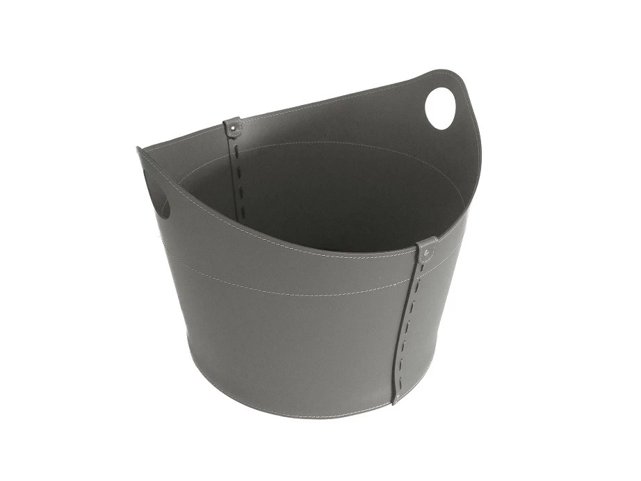 Incad Designer Kaminbesteckset Und Holzkorb Taupe – Bild 5