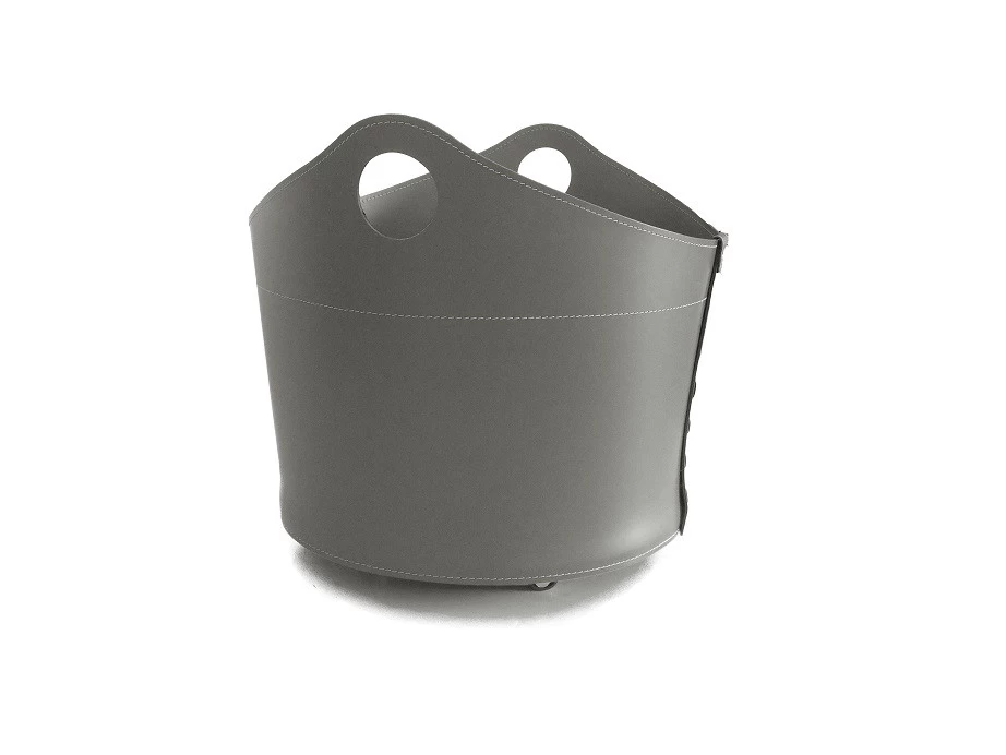 Incad Designer Kaminbesteckset Und Holzkorb Taupe – Bild 4