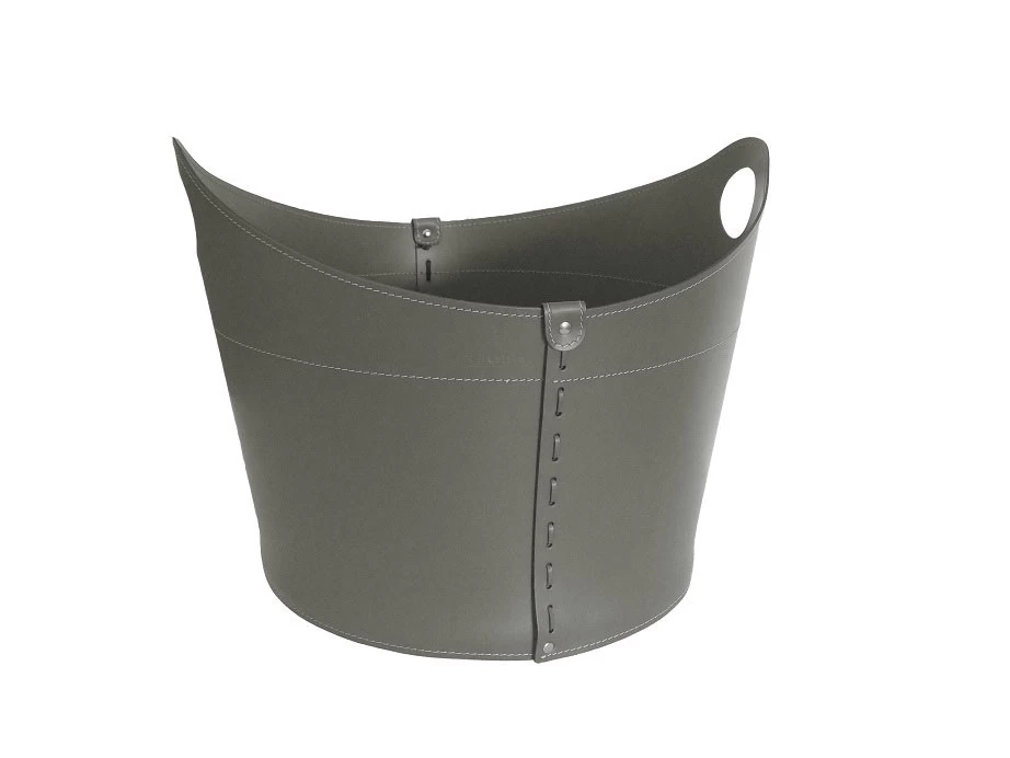 Incad Designer Kaminbesteckset Und Holzkorb Taupe – Bild 7