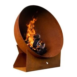 Gartenkamin Feuerschale TALYN Satellit Cortenstahl