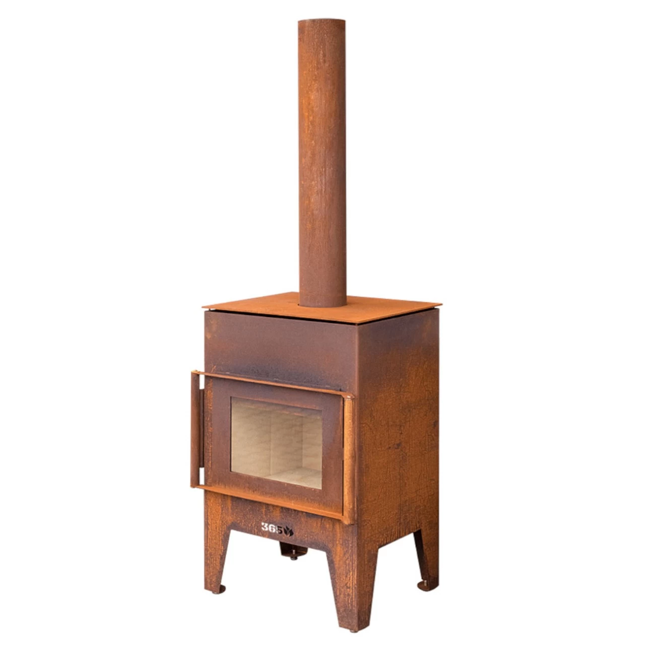 Gartenkamin OLE Cortenstahl Mit Optionalem Grillrost – Bild 4