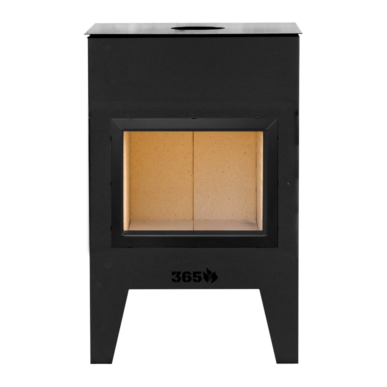 Gartenkamin JORIK Schwarz Mit Optionalem Grillrost – Bild 2