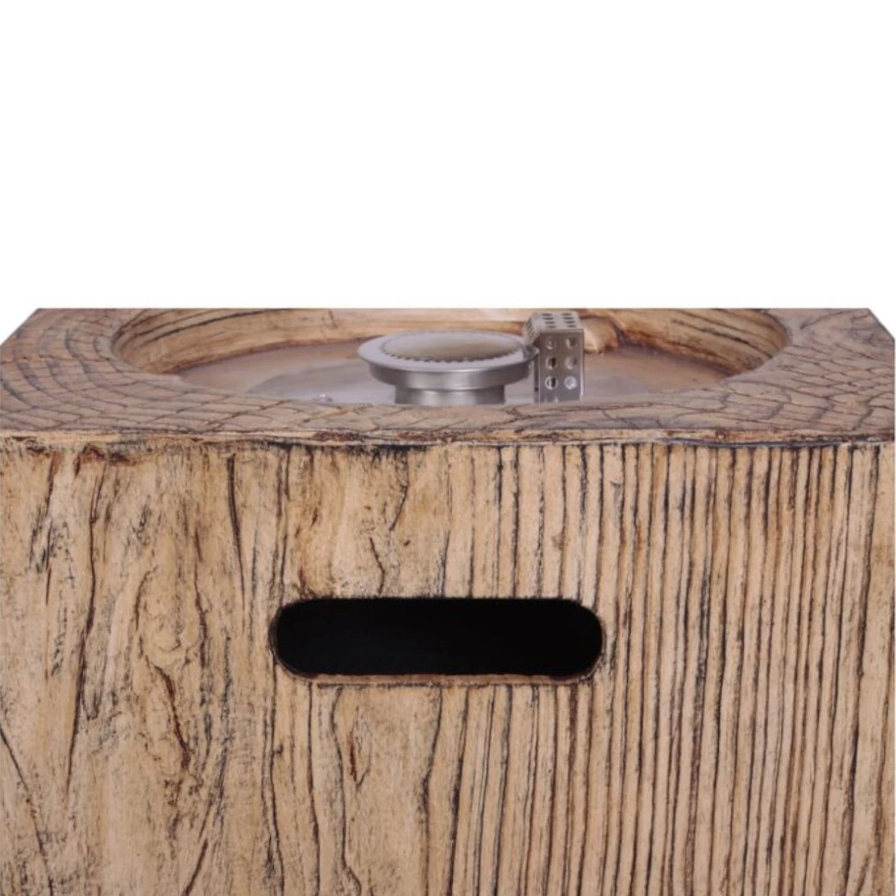 Column 40 Gaskamin Außenkamin Holzoptik – Bild 3