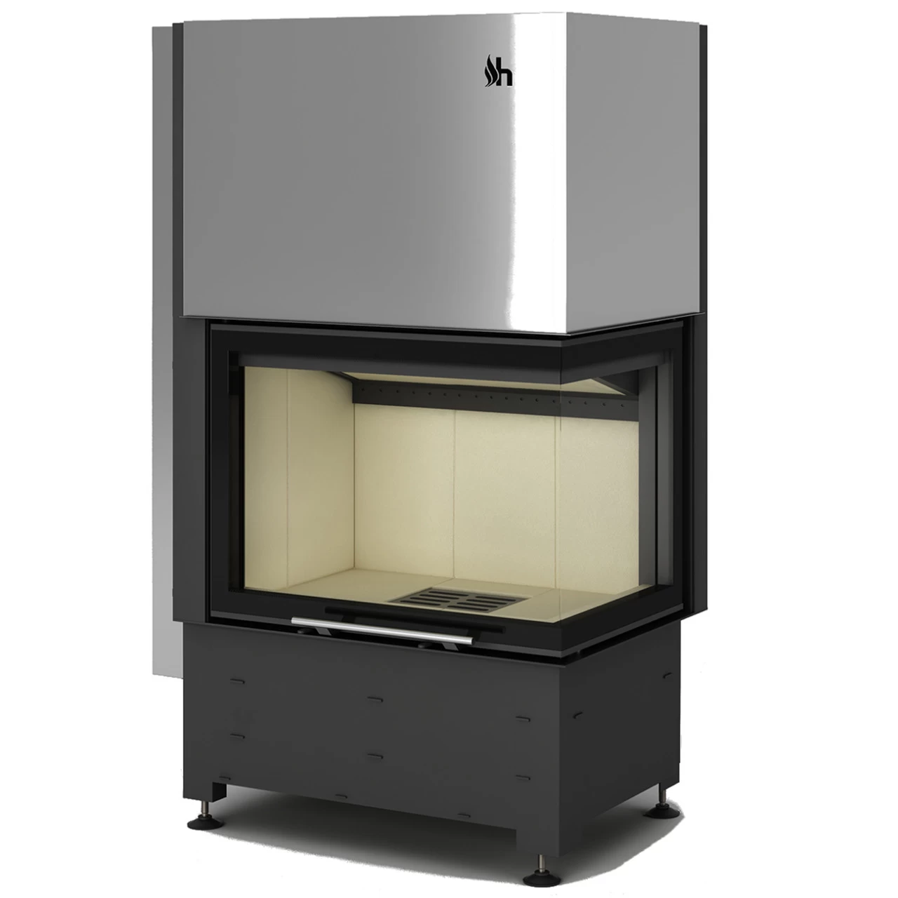 Kaminbausatz Imperial Extra Wasserkamin WPTh 12 KW Rechtsverglast – Bild 6