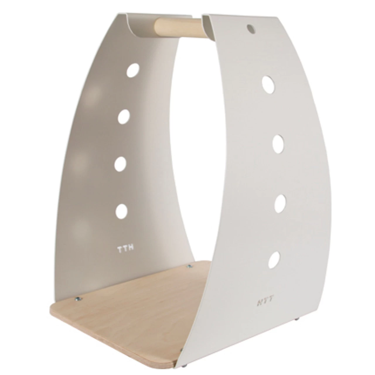 Pisla Design By HTT Holzkorb / Kaminkorb Honka Weiß – Bild 2