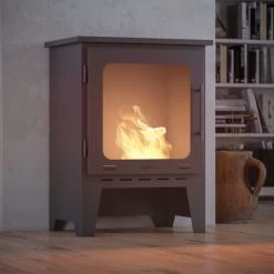 Incoza I Ethanolkamin Kaminofen Schwarz