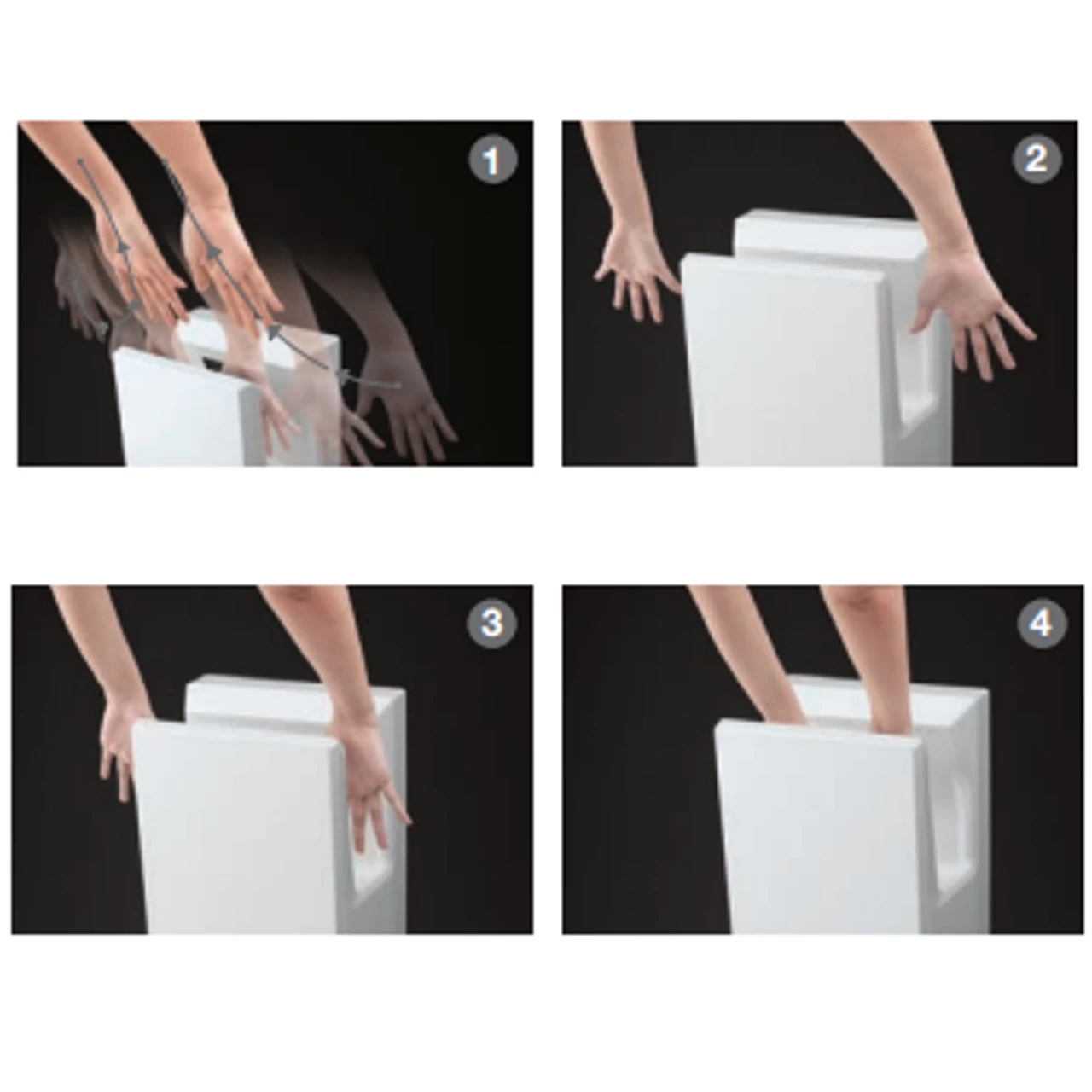 Mitsubishi Electric Jet Towel Slim Händetrockner Silber – Bild 6