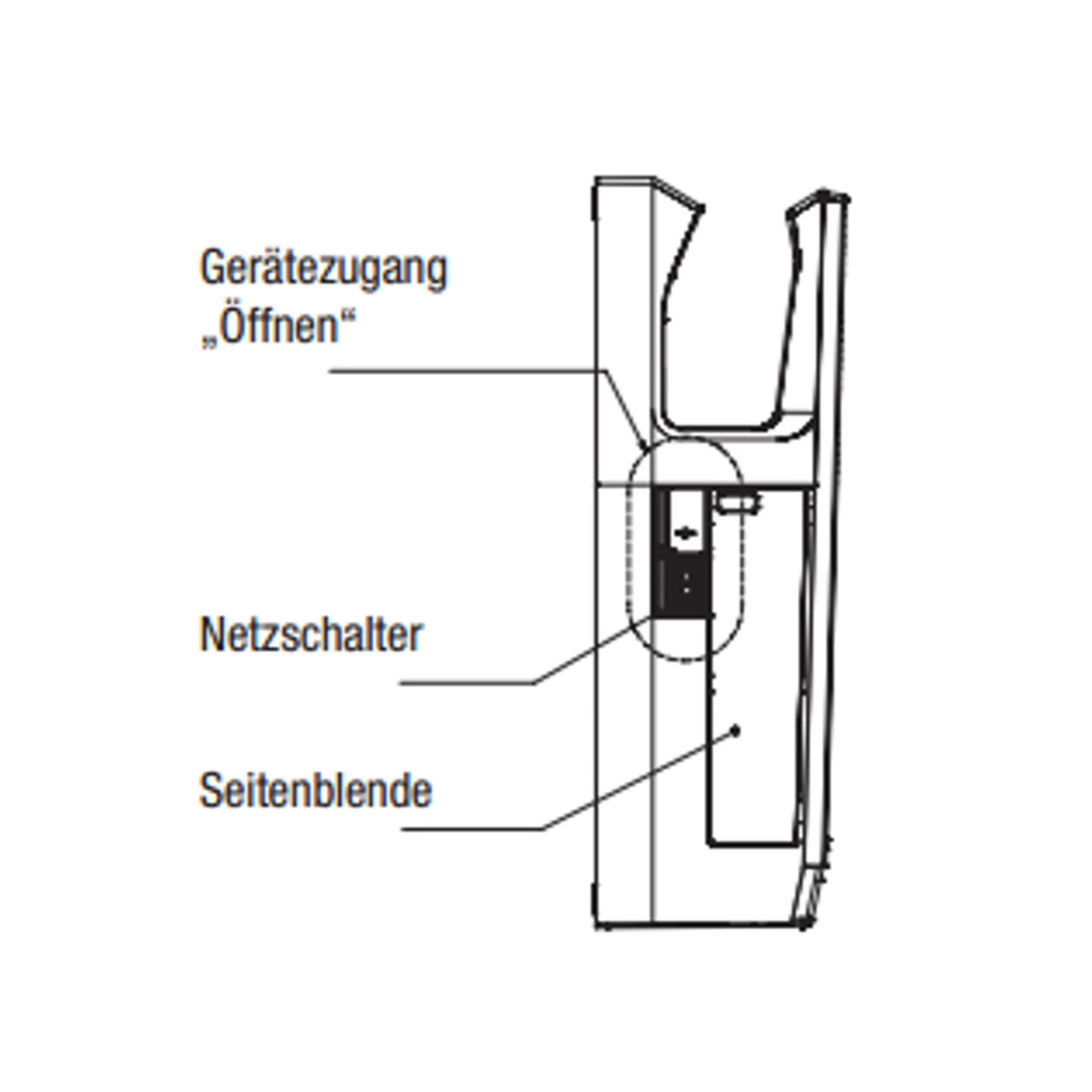 Mitsubishi Electric Jet Towel Slim Händetrockner Dunkelgrau – Bild 6