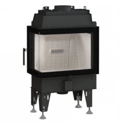 Feel 8CL Eck-Kamineinsatz 8kW Für Niedrigenergiehäuser