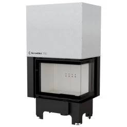 Eck-Kamineinsatz VNP Rechts 12kW Hebetür