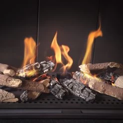 Keramik Holzstücke Für Gaskamine, Heizpilze - 10 Stk.