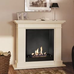 Kos Bioethanol Kamin Weiß