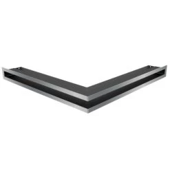Eckluftleiste LUFT 56x56 Cm Geschliffenem Stahl