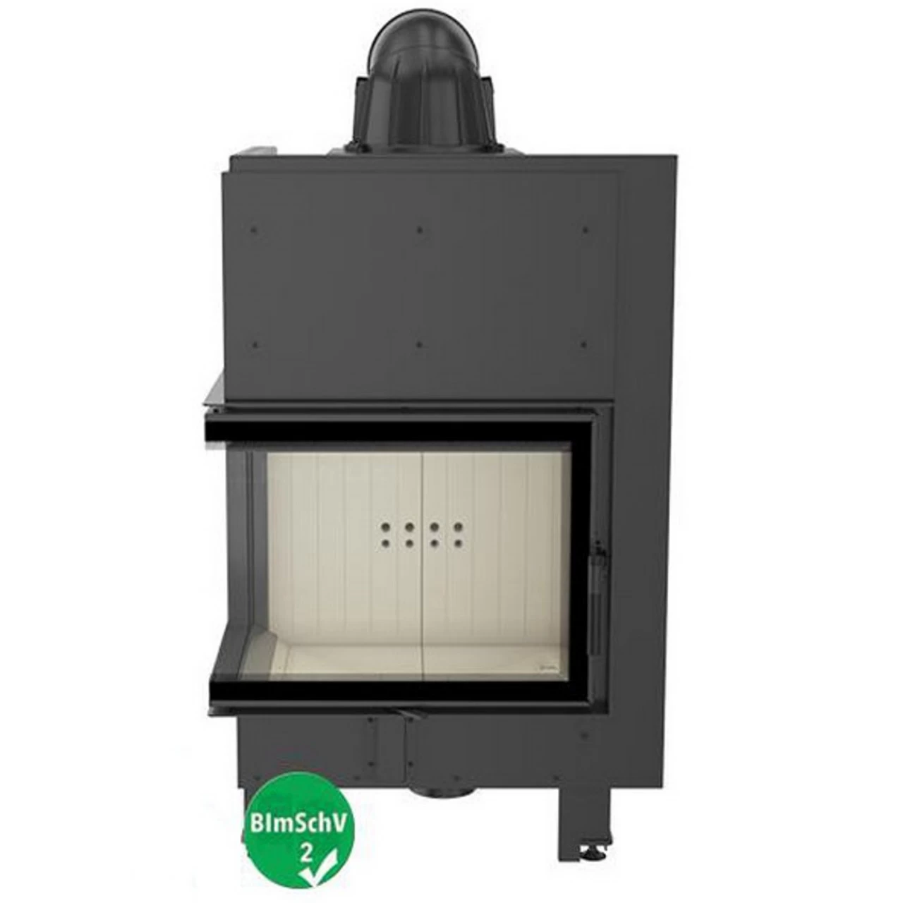 MBZ13 Warmluft Kamineinsatz 13kW Linksverglast – Bild 3