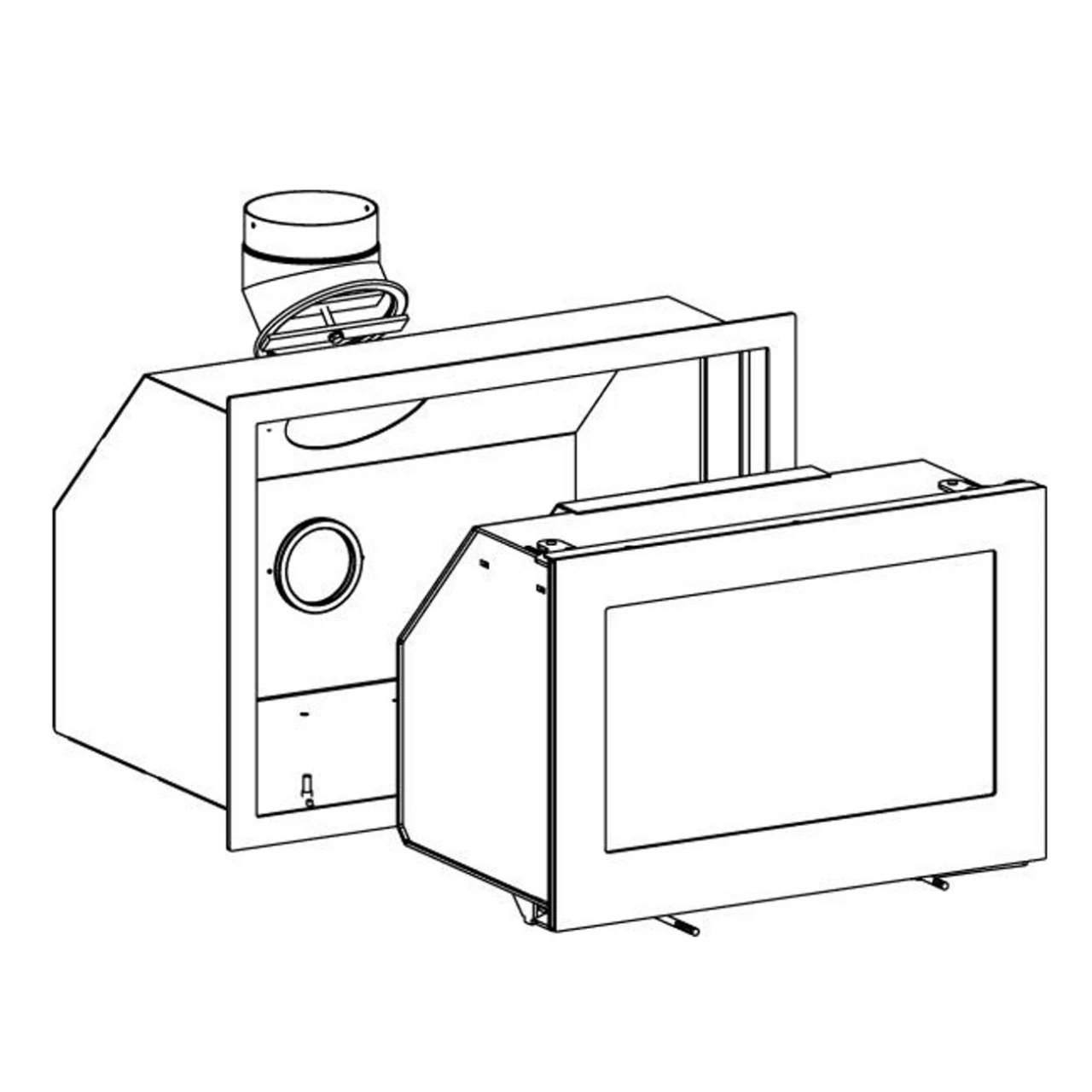 H700 Black Magic Einbau-Kaminkassette 6kW – Bild 8