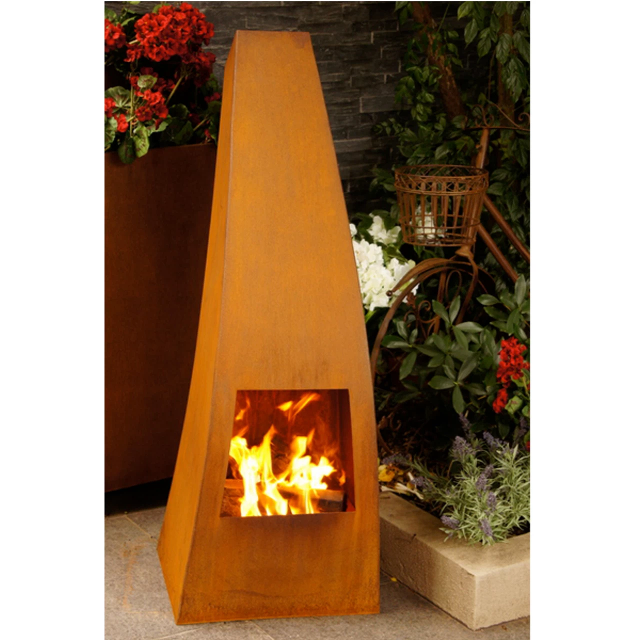 Outdoor/Garten Kamin Maca Corten – Bild 3