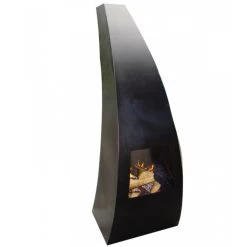 Outdoor/Garten Kamin Maca XXL Schwarz