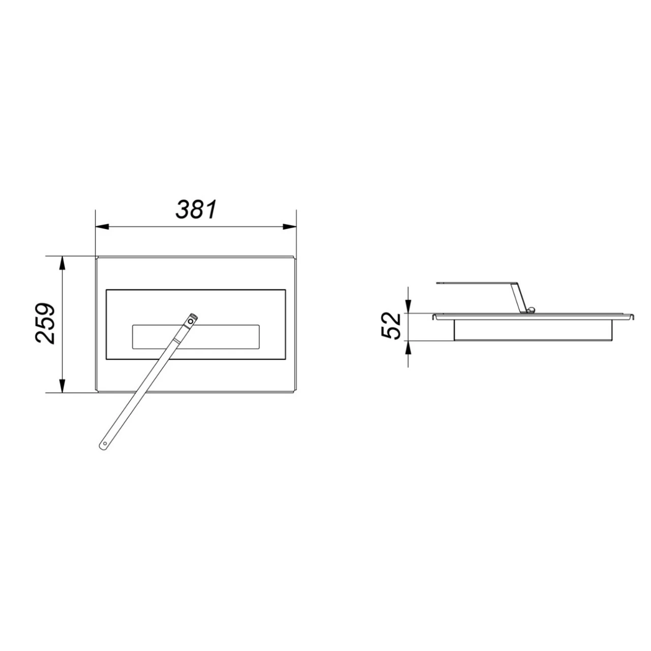 SIMPLE 8 Gusseiserner Kamineinsatz 8kW Links Verglast – Bild 10